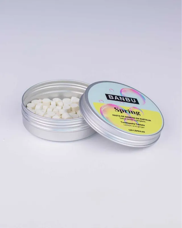 banbu-eco-spring-zahnputztabletten-triple-action-minze-zitrone image 1