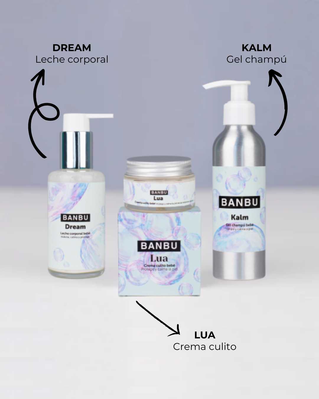 banbu-pack-beb-babypflege-set-gel-shampoo-k-rpermilch image 2