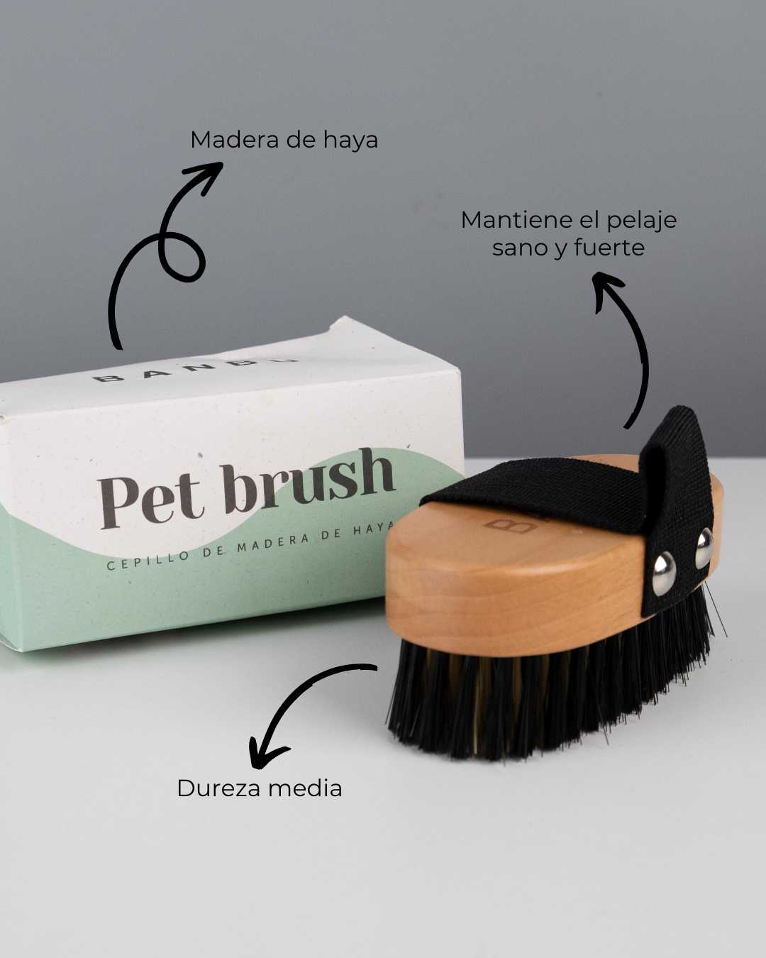 banbu-pet-brush-hundeb-rste-mittelhart-mit-ergogriff image 3