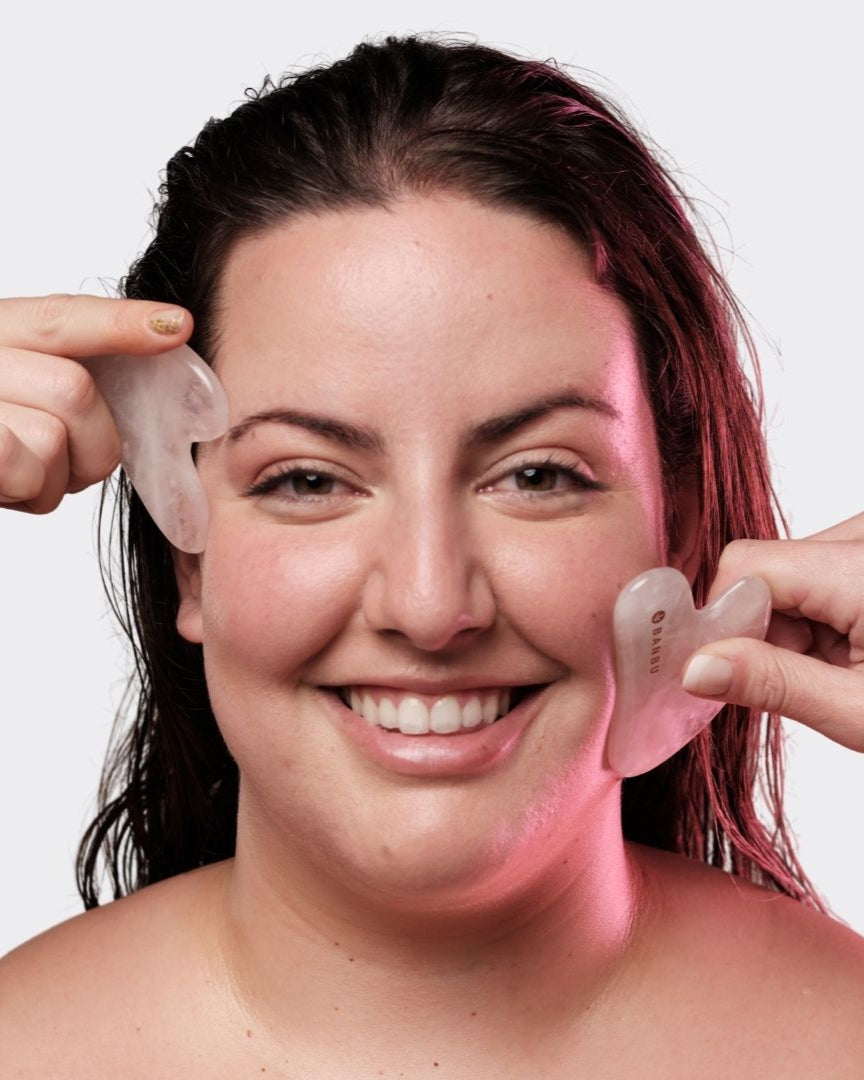 banbu-gua-sha-rosenquarz-gesichtsmassage-stein image 4