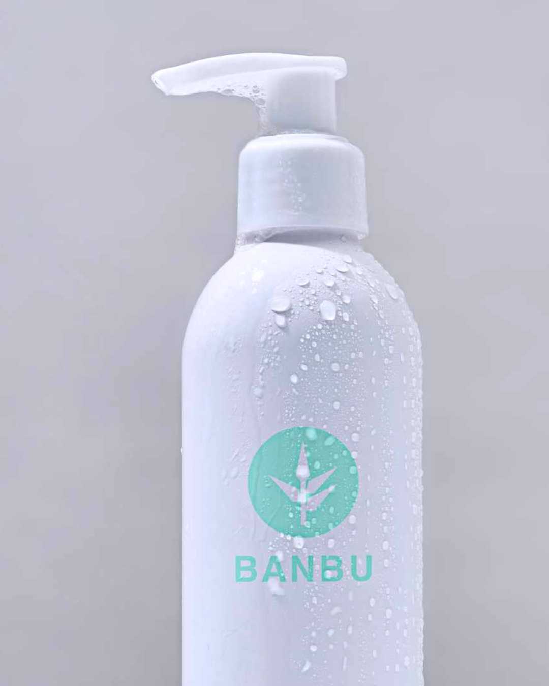 banbu-aluminium-flasche-250-ml-f-r-gel-shampoo-nachf-llbar image 1
