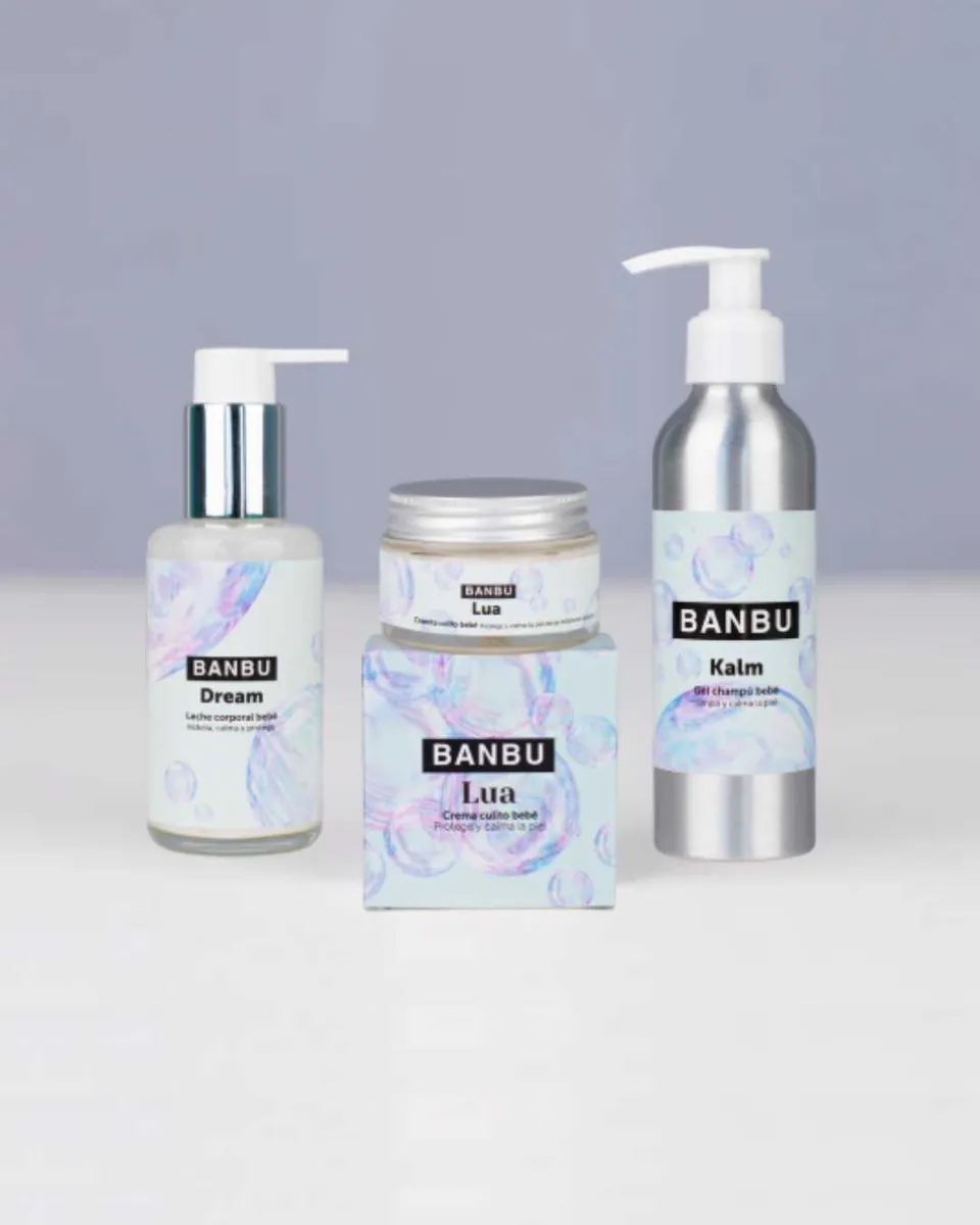 banbu-pack-beb-babypflege-set-gel-shampoo-k-rpermilch image 1