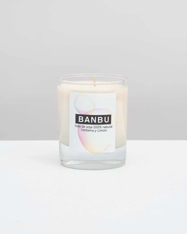banbu-vela-de-soja-natural-verbena-y-lim-n-duftkerze image 1